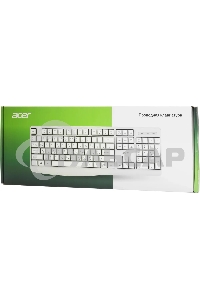 Клавиатура проводная Acer OKW301 (ZL.KBDCC.01B), USB, белый