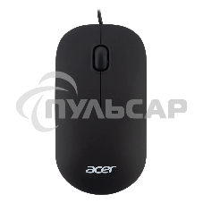 Мышь проводная Acer OMW122 черный, 1200 dpi, USB, кнопки - 3