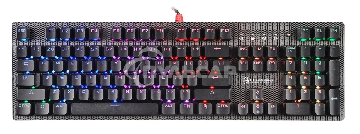 Клавиатура проводная A4Tech Bloody B810R NetBee USB черный