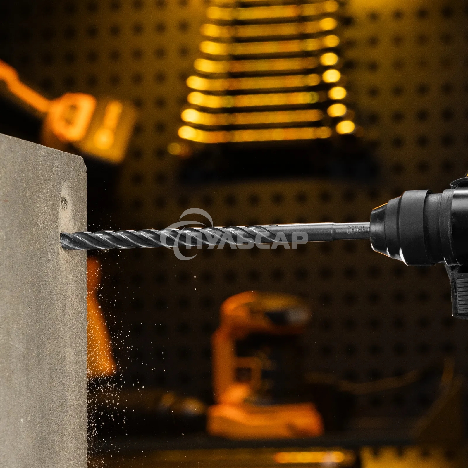 Бур по бетону Denzel цельная крестовая пластина, 12x265 мм, SDS PLUS