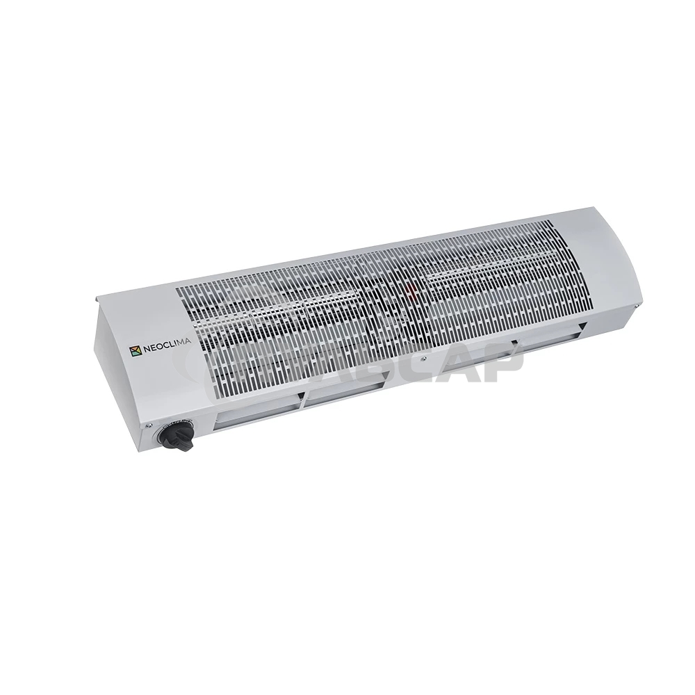 Тепловая завеса Neoclima ТЗС-508, 2 ступени мощности 2500/5000 Вт., Ленточный нагревательный элемент, моментальный нагрев, 800х172х172мм
