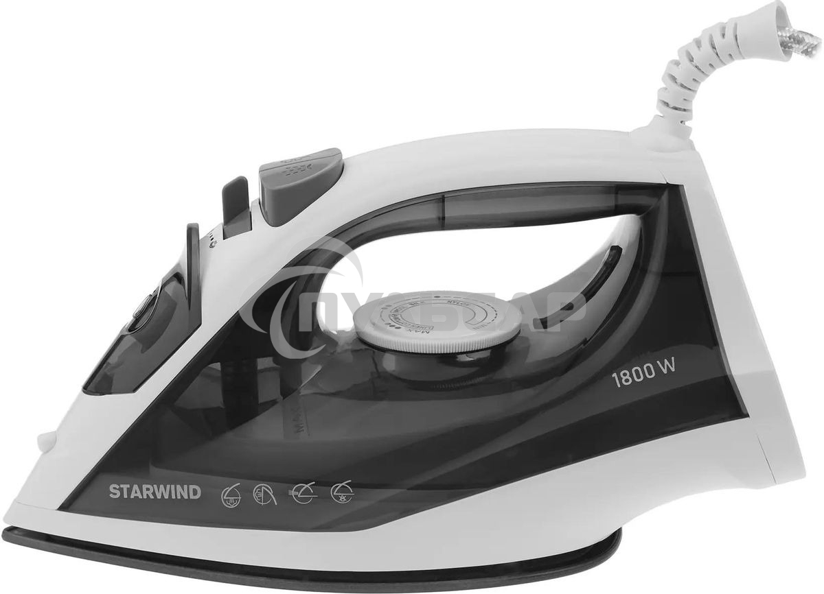 Утюг Starwind SIR1819, 1800Вт, серый/белый