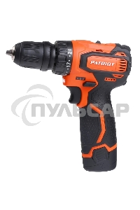 Дрель-шуруповерт Patriot BR 369Li, Аккумуляторная, 12В, 2 АКБ, Кейс