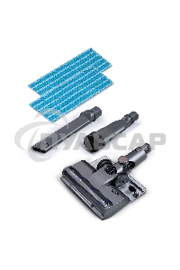 Пылесос вертикальный BQ VCA1004W серый, питание от аккумулятора, 50 Вт, уборка сухая/влажная, пылесборник 0.6 л, работа от АКБ max 35 мин.