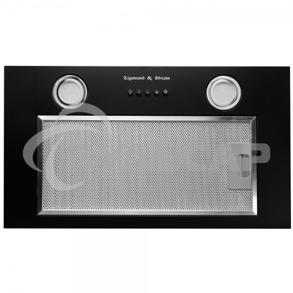 Вытяжка встраиваемая Zigmund & Shtain K 016.5 B черный, 52 см, 1050 куб. м/ч, 60 дБ