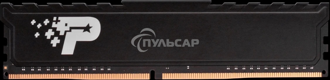 Оперативная память Patriot Memory Signature Premium RTL PSP48G2666H1 DDR4 8Gb 2666MHz RTL PC4-21300 CL19 DIMM 288-pin 1.2В single rank с радиатором Ret