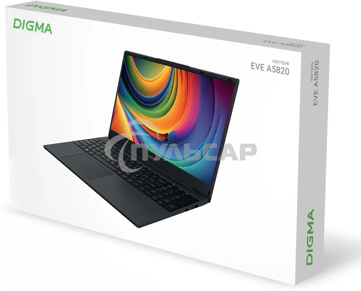 Ноутбук Digma EVE A5820 Ryzen 3 3200U 16Gb SSD 512Gb AMD Radeon 15.6