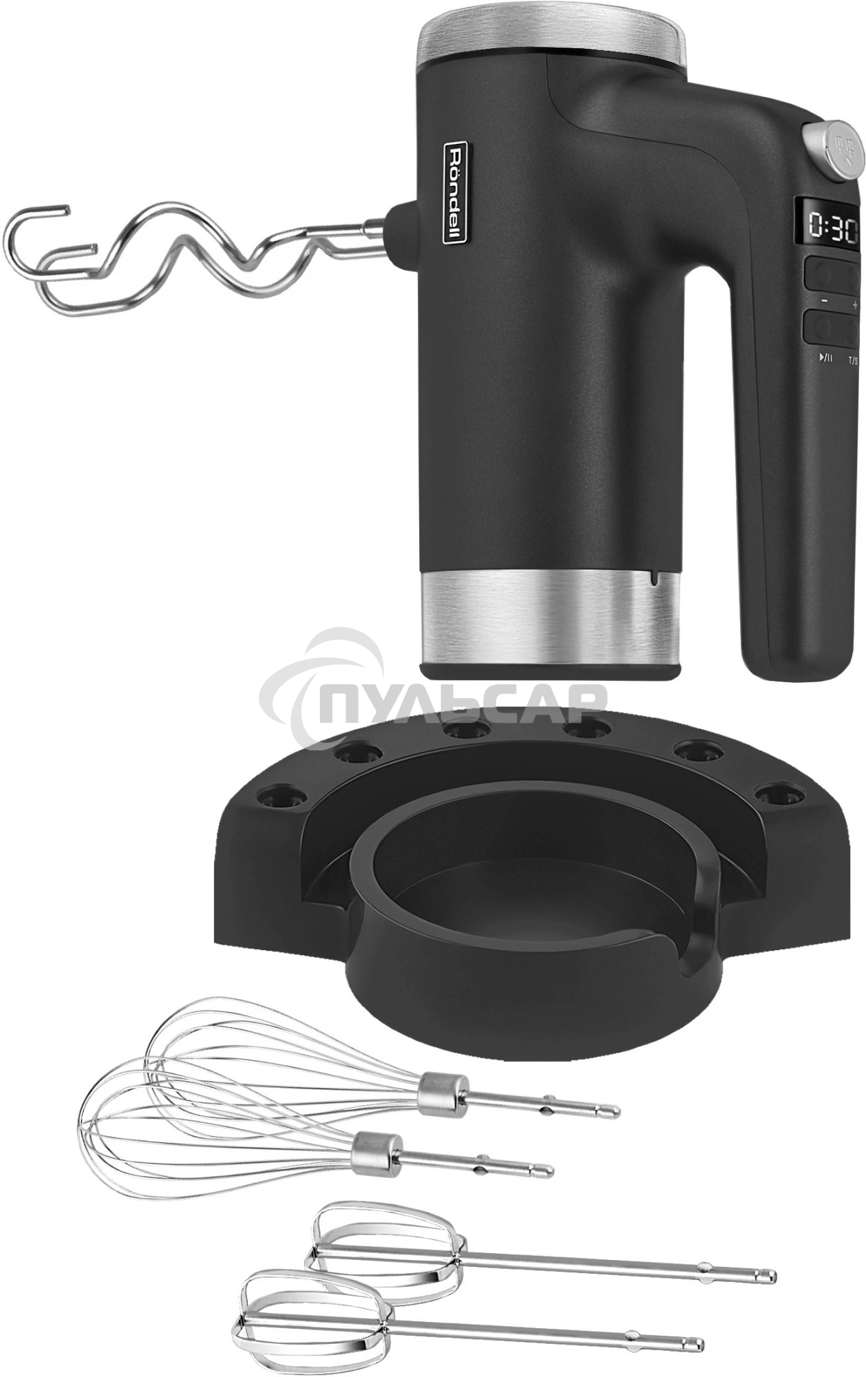 Миксер ручной Rondell RDE-1351 800Вт черный