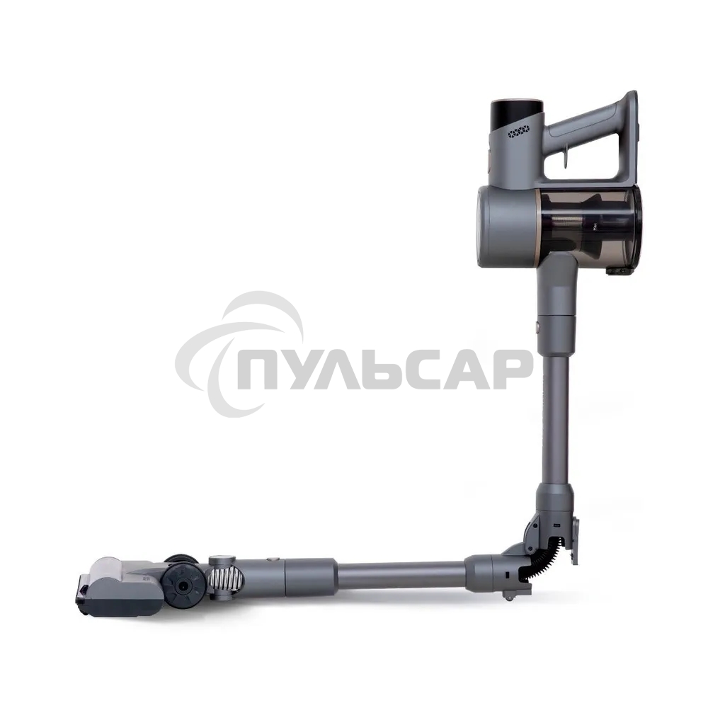 Пылесос вертикальный BQ VCA1004W серый, питание от аккумулятора, 50 Вт, уборка сухая/влажная, пылесборник 0.6 л, работа от АКБ max 35 мин.