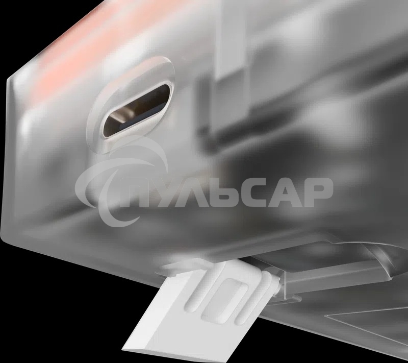 Клавиатура проводная игровая Redragon Fizz прозрачно-белая (USB,+ICE, 61 кл., RGB подсветка)