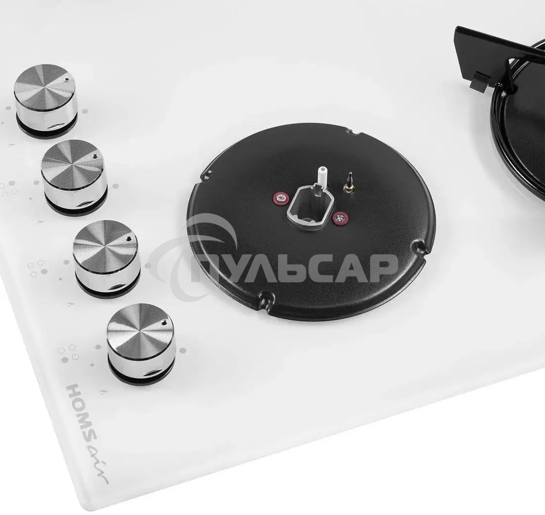 Газовая варочная панель HOMSair HGG641EWH независимая, белый