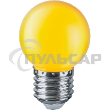 Лампа светодиодная Navigator NLL-G45-1-230-Y-E27 1 Вт шар E27 230В