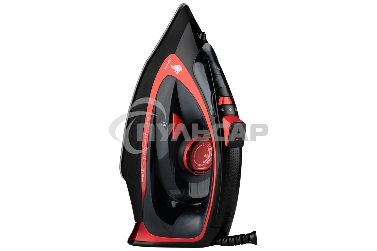 Утюг LEONORD LE-1805 красно-черный