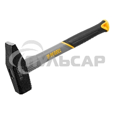 Молоток слесарный Denzel 1000 г, кованый, фибергласовая рукоятка c TPR покрытием