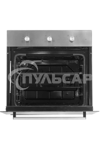 Газовый духовой шкаф Beko BBIGT21100X с откидным электрическим грилем; автоматический электроподжиг; поворотные переключатели; металлические направляющие; объем - 72л; 3 стекла дверцы; 1 решетка; 1 противень; вертел. Цвет нержавеющая сталь; Материал панел