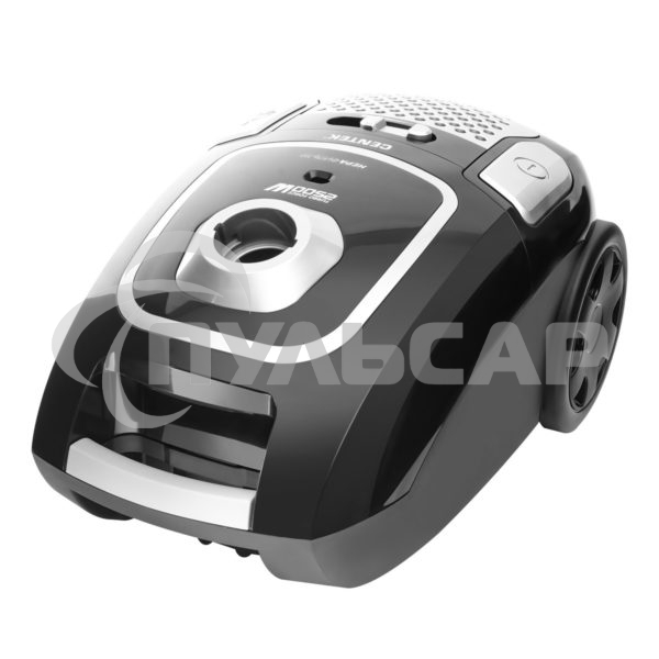 Пылесос Centek CT-2519 черный/хром, 500/2500 Вт, уборка сухая, пылесборник мешок, 4 л