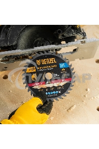 Пильный диск по дереву Denzel ф150 х 20 мм, 36 зубов, тонкий 733037