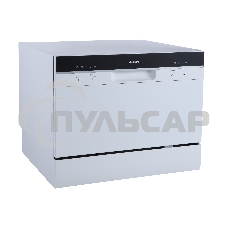 Посудомоечная машина Бирюса DWC-506/5 W, белый, 55 см, 6 компл., 49 дБ, класс A+