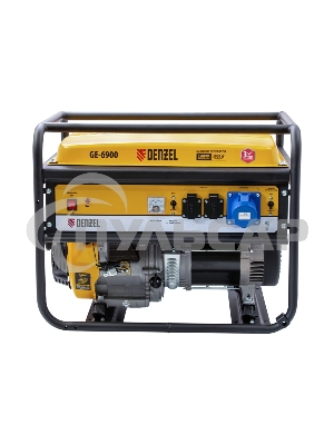 Электрогенератор бензиновый Denzel GE 6900, 5.5 кВт, 97 дБ, 77 кг