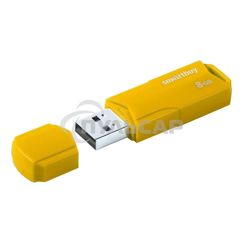 Флешка USB Smartbuy 8 Gb CLUE Yellow (SB8 GbCLU-Y)