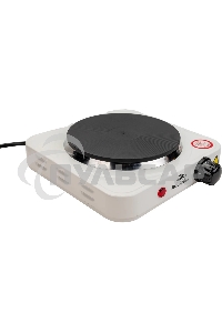 Эл.плитка Добрыня DO-2206W белая, 1конф.1,0кВт,чугун