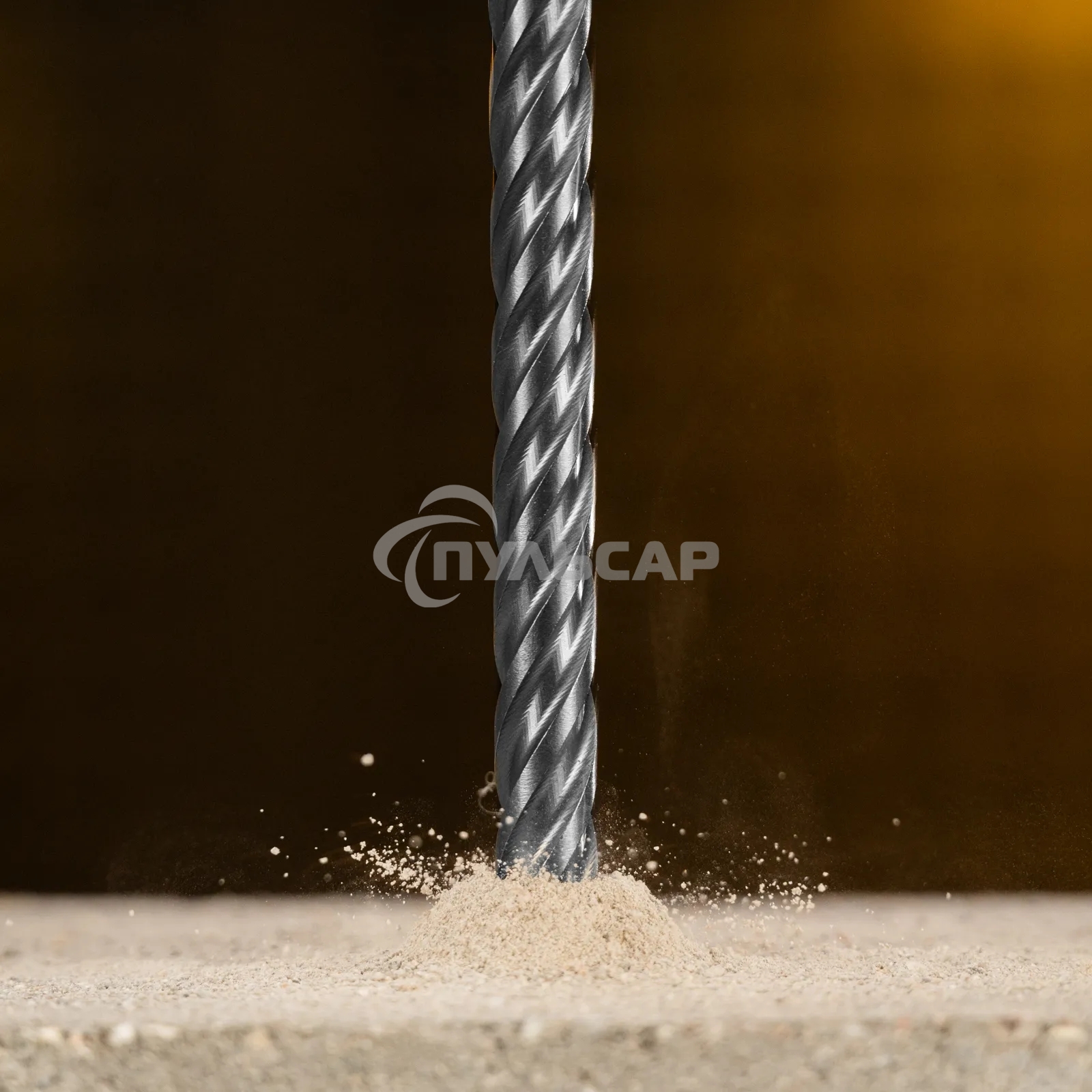 Бур по бетону Denzel цельная крестовая пластина, 12x265 мм, SDS PLUS