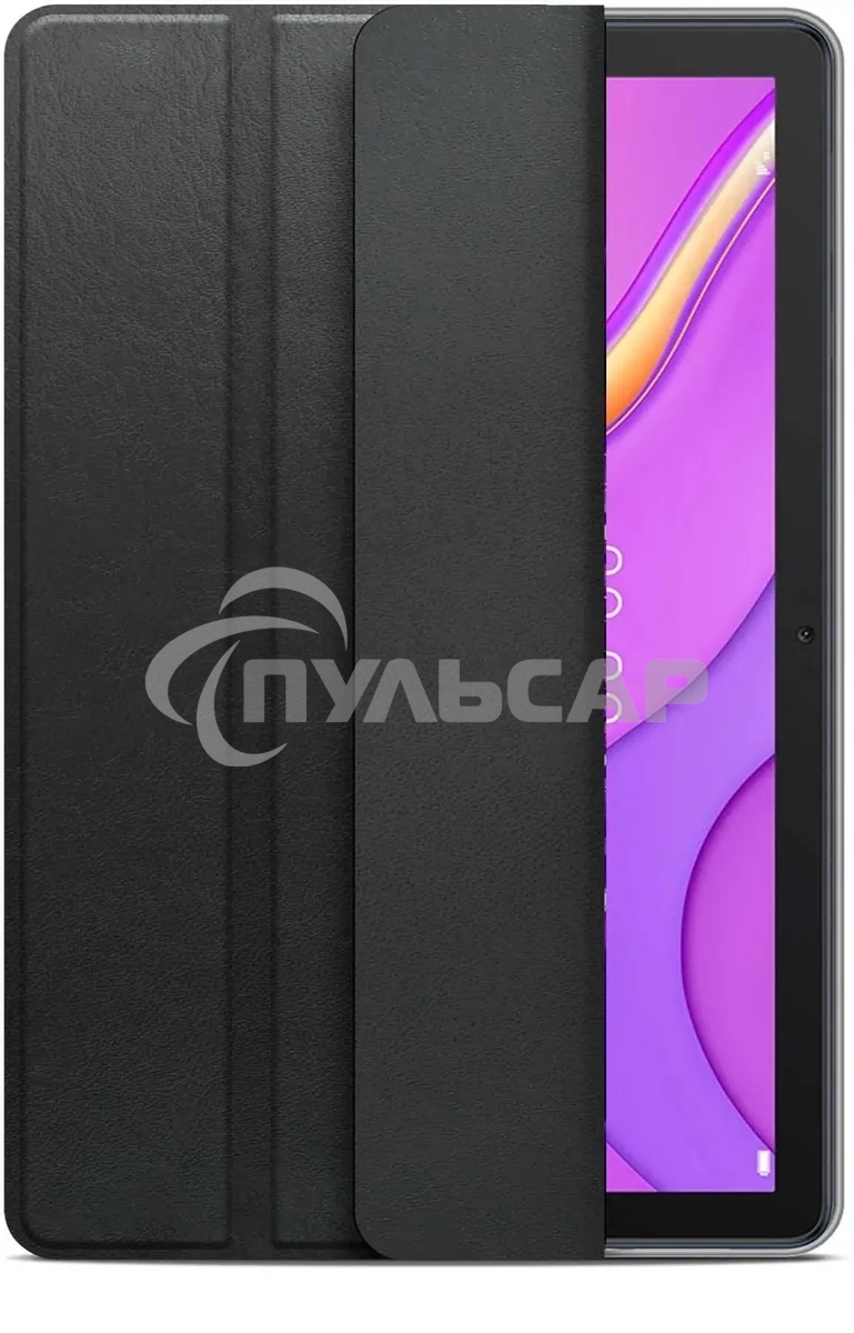 Чехол BoraSCO для Huawei MatePad T10s Tablet Case Lite искусственная кожа черный (40231)