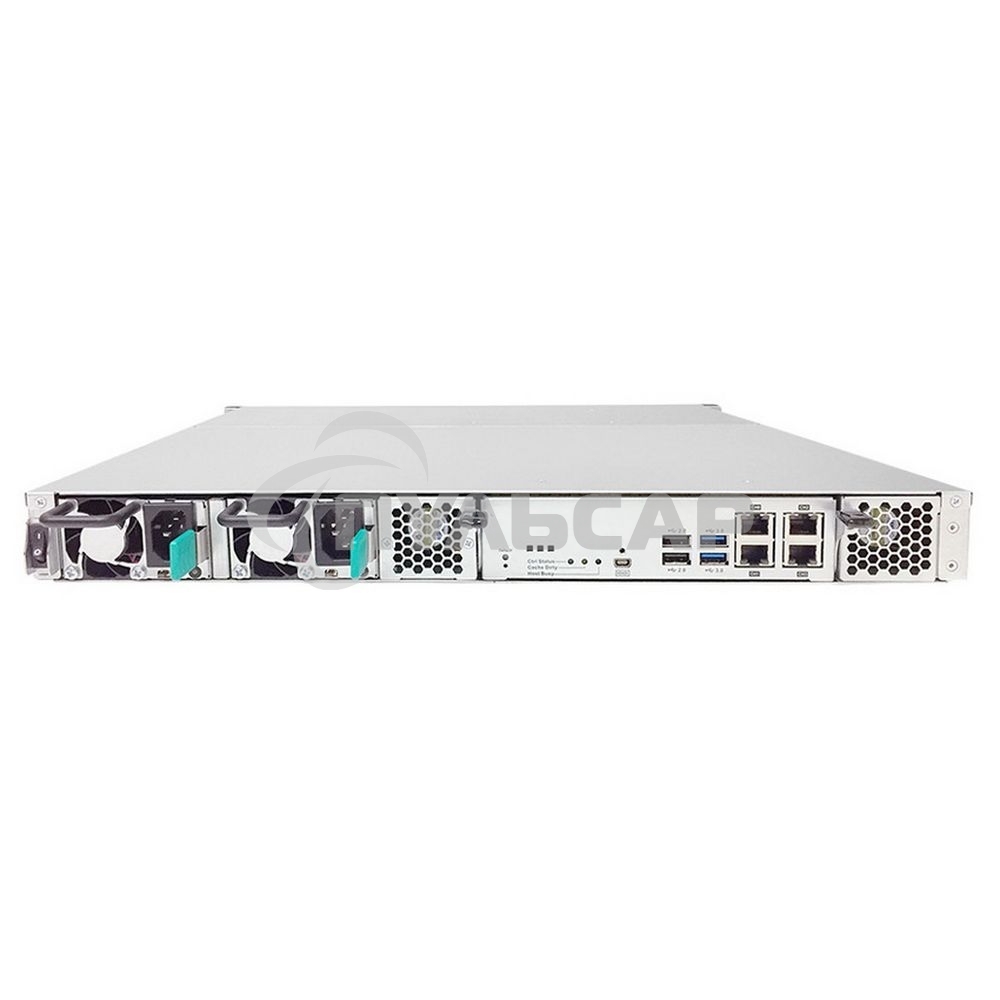 Система хранения данных EonStor GSe Pro 1000 1U/4bay,Single controller 4x1G iSCSI, 2xUSB 3.0, 2x USB 2.0, 1x4Gb, 2x(PSU+FAN Module), 4x drive trays (only supports SATA drives) and 1xRackmount kit (GSe Pro 1004RP-C)