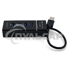Разветвитель USB 3.0 BHP-P104 4порт. черный Разветвитель USB 3.0 BHP-P104 4порт. черный