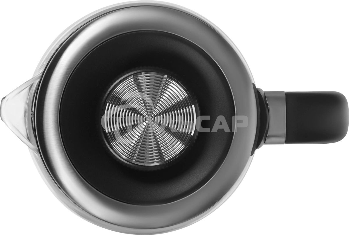 Чайник электрический Hyundai HYK-G5501 1.7 л, 2200 Вт, серебристый/черный