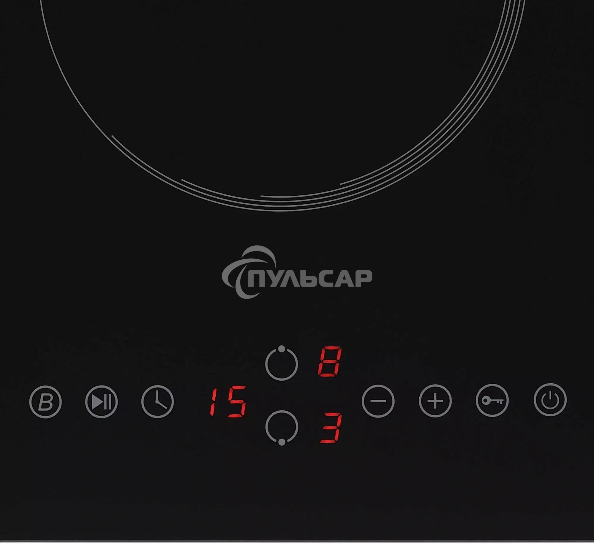 Индукционная варочная панель Krona VENTO 30 BL V1 черный