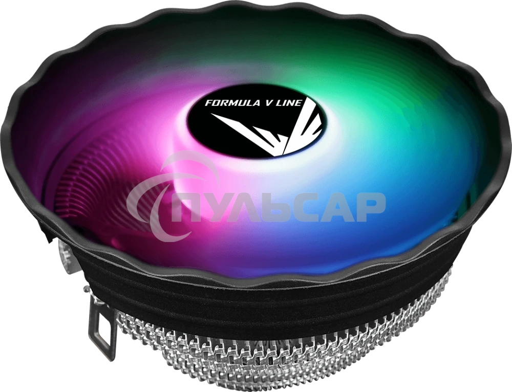 Устройство охлаждения(кулер) Formula AC Air Frost Plus RGb Soc-AM5/AM4/1200/1700/1851 черный 3-pin 24dB Al 110W 360gr Ret (AIR FROST PLUS FRGb 3P)