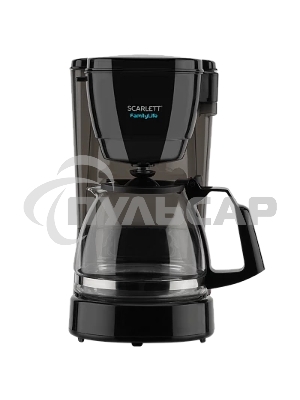 Кофеварка капельная Scarlett SC-CM33018 черный, исп. кофе - молотый, 0.75 л, 600 Вт.