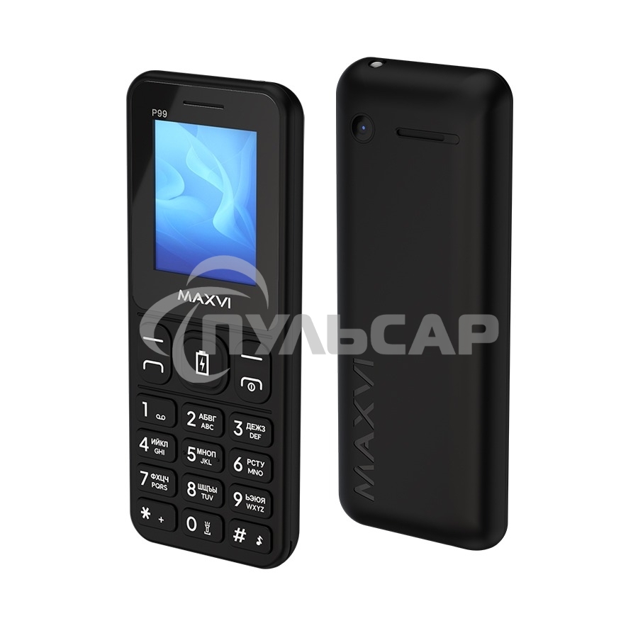 Мобильный телефон Maxvi P99 черный
