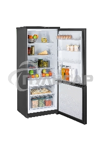 Холодильник Бирюса W551 графит двухкамерный 180/60л морозилка снизу, автоматическое оттаивание
