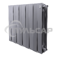 Радиатор биметаллический Royal Thermo PianoForte 500 серебристый - 10 секц.