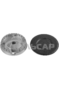 Газовая варочная панель HOMSair HGG641EWH независимая, белый