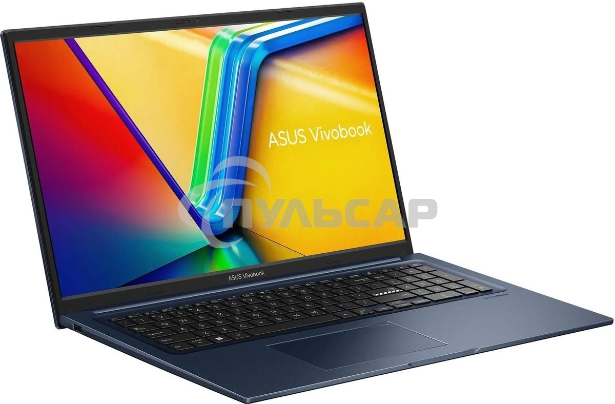 Ноутбук Asus Vivobook 17 X1704VA-AU661 синий 90NB10V2-M00SJ0 U-series U300 8Gb SSD 512Gb Intel UHD Graphics 17.3