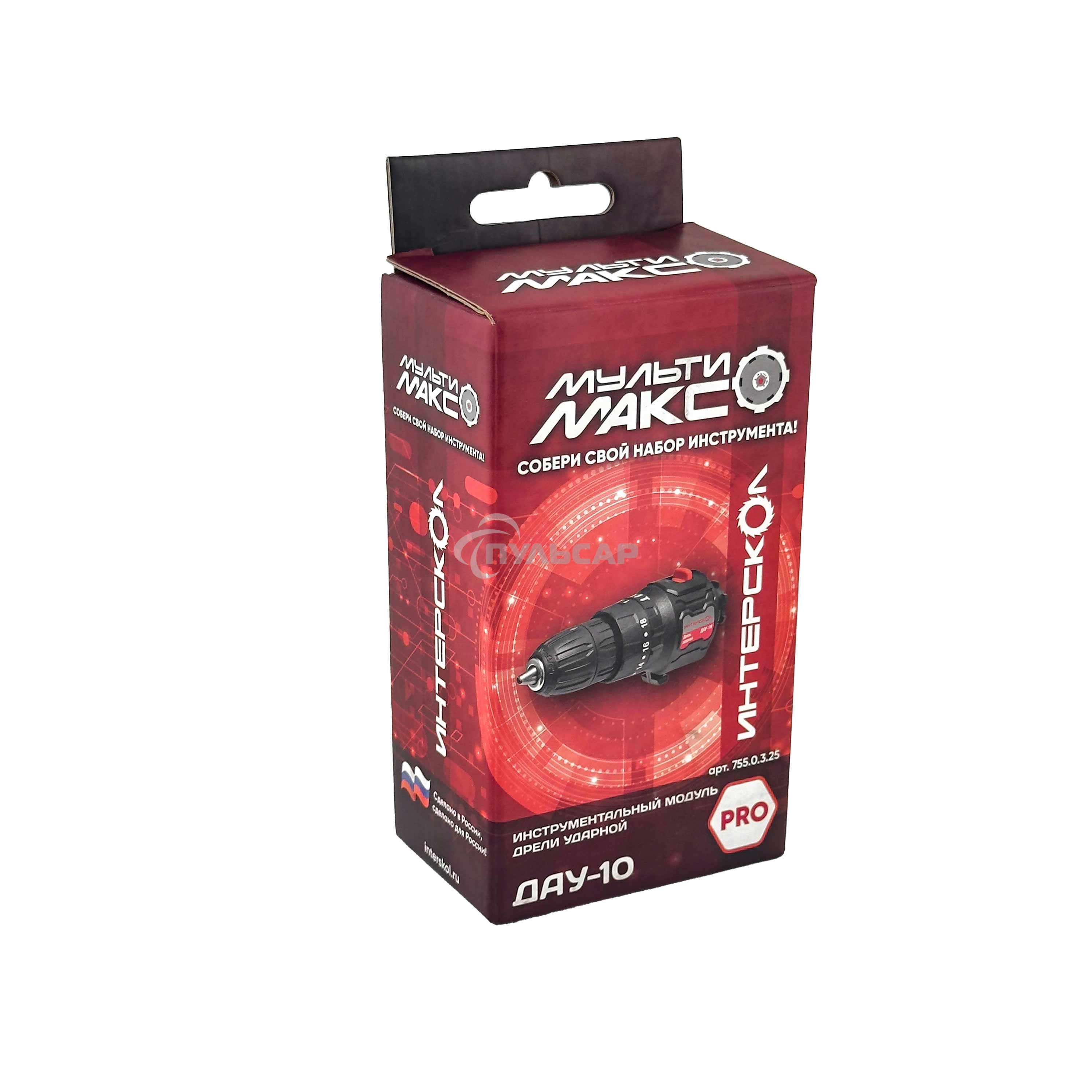 Дрель ударная Интерскол MODUL DAU-10 755.0.3.25