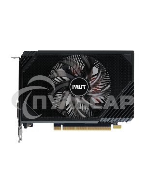 Видеокарта Palit RTX 3050 STORMX OC 6Gb NVIDIA GeForce RTX 3050 6Gb PCI-E 4.0 96bit GDDR6 1042/14000 DVIx1 HDMIx1 DPx1 HDCP Ret