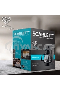 Кофеварка капельная Scarlett SC-CM33018 черный, исп. кофе - молотый, 0.75 л, 600 Вт.