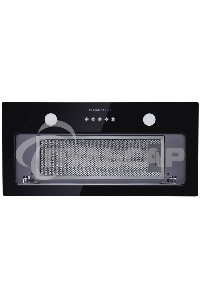 Вытяжка встраиваемая Maunfeld Trapeze 601GG черный, 60 см, 1150 куб. м/ч, 54 дБ