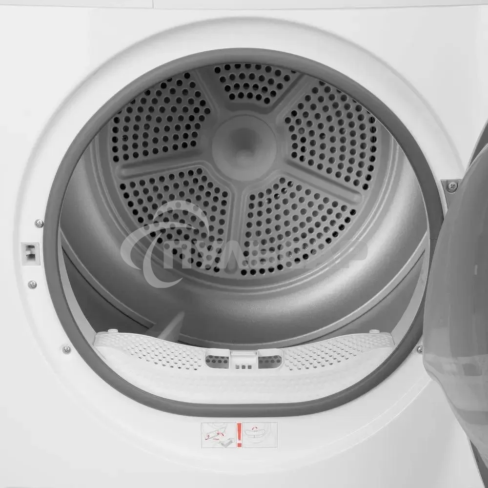 Сушильная машина MAUNFELD MFDM168WHE белый, 8 кг, сушка - конденсационная, программ - 16, 59.7 x 84.8 x 63.2 см