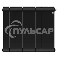 Радиатор биметаллический Royal Thermo Infinity 500 Noir Sable VR80 - 8 секц.