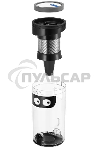 Пылесос Kitfort КТ-5290 530Вт черный/серебристый