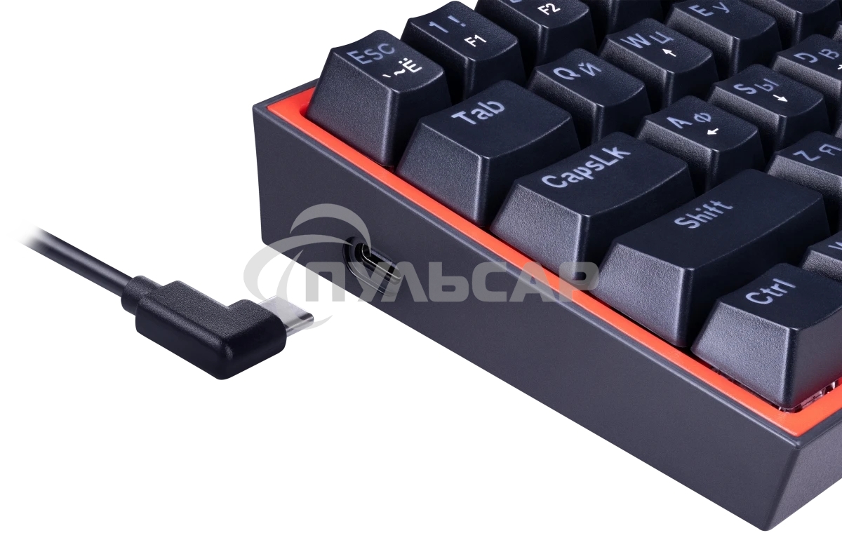 Клавиатура проводная REDRAGON Fizz RU черный