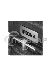 Тиски слесарные Denzel BVH-200, 200 мм, поворотные, стальная направляющая, с наковальней