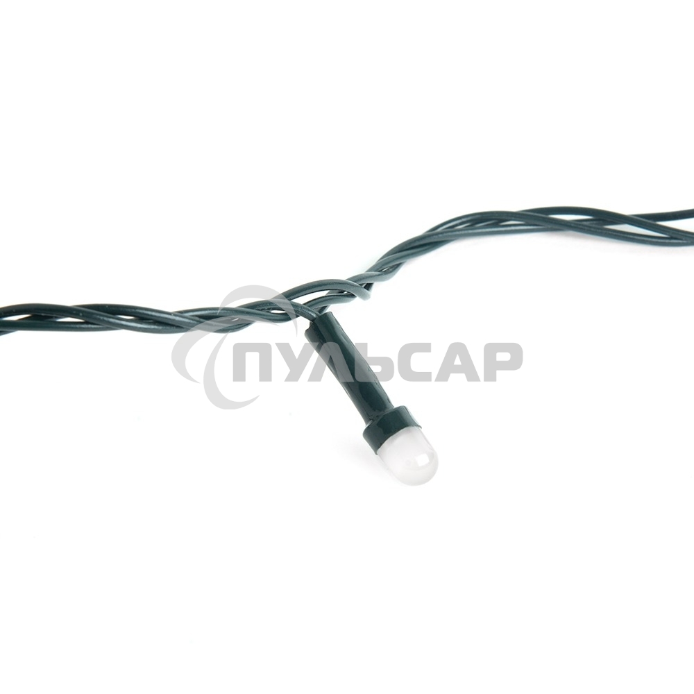 Гирлянда светод. Funray Минишарики, SE-MINI-110W, 10М, 100LED, хол.белый,темно-зел.шн 0,7м, контр,