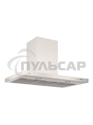 Вытяжка каминная Elikor Вента 90П-650-К3Д топленое молоко, 90 см, 650 куб. м/ч, 60 дБ