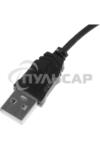 Мышь проводная Defender Overmatch GM-069 черный, 2400 dpi, USB, кнопки - 4